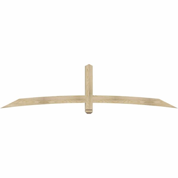 Ekena Millwork Bellingham Rough Sawn Timber Gable Bracket, Douglas Fir, 96"W x 24"H x 4"D x 4"F, 6/12 Pitch GBW096X24X0404BEL00RDF - main